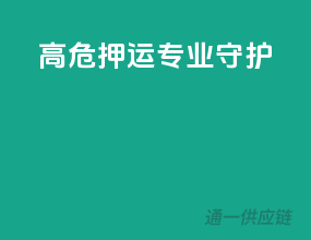 高危押运，专业守护