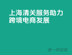 上海清关服务，助力跨境电商发展