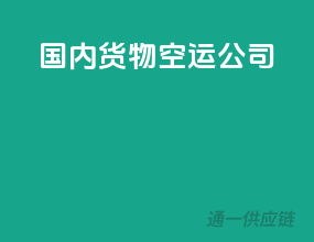 国内货物空运公司