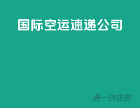 国际空运速递公司