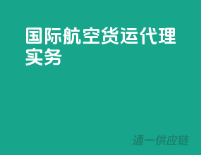 国际航空货运代理实务