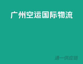 广州空运国际物流