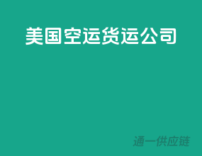 美国空运货运公司