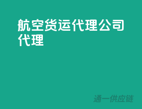 航空货运代理公司代理
