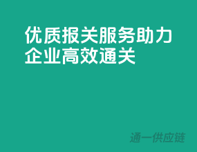 优质报关服务，助力企业高效通关