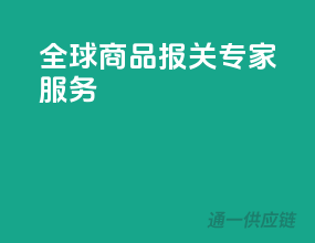 全球商品，报关专家服务