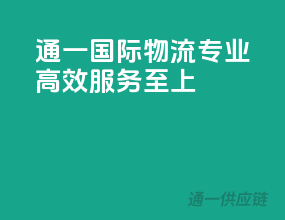 通一国际物流，专业高效，服务至上