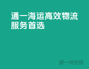 通一海运，高效物流服务首选