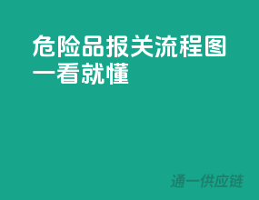 危险品报关流程图，一看就懂