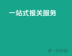 一站式报关服务