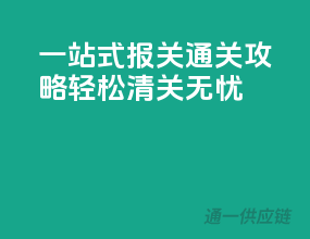 一站式报关通关攻略，轻松清关无忧