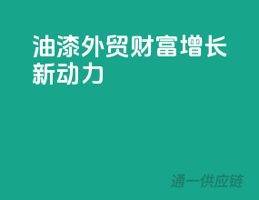 油漆外贸，财富增长新动力