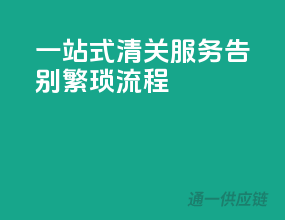 一站式清关服务：告别繁琐流程
