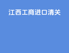 嘉兴工商进口清关