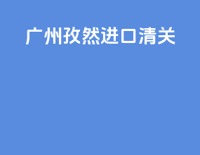 广州孜然进口清关